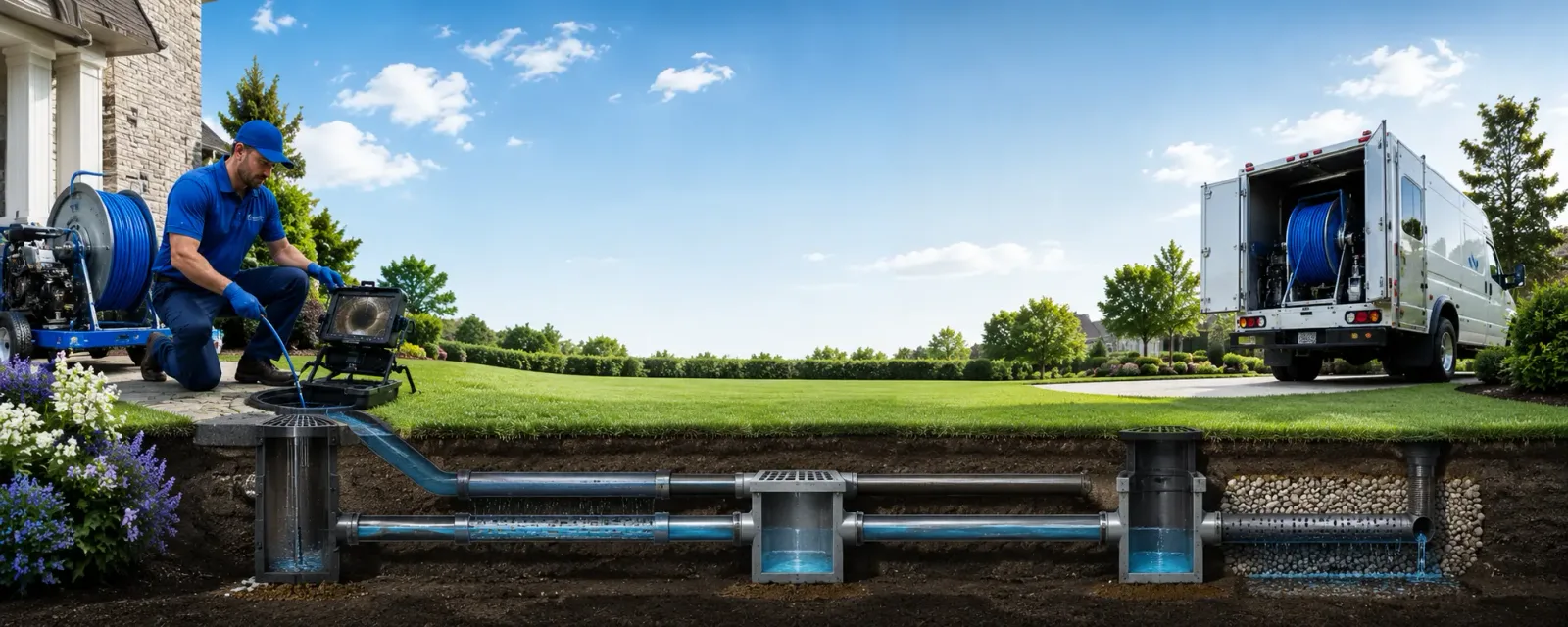 Outdoor drain cleaning information for Alcalde, NM